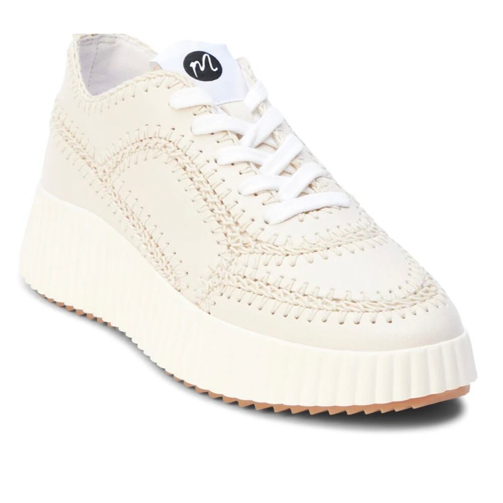 Coconuts by Matisse Ivory Platform Lace-Up Mule-Sneaker